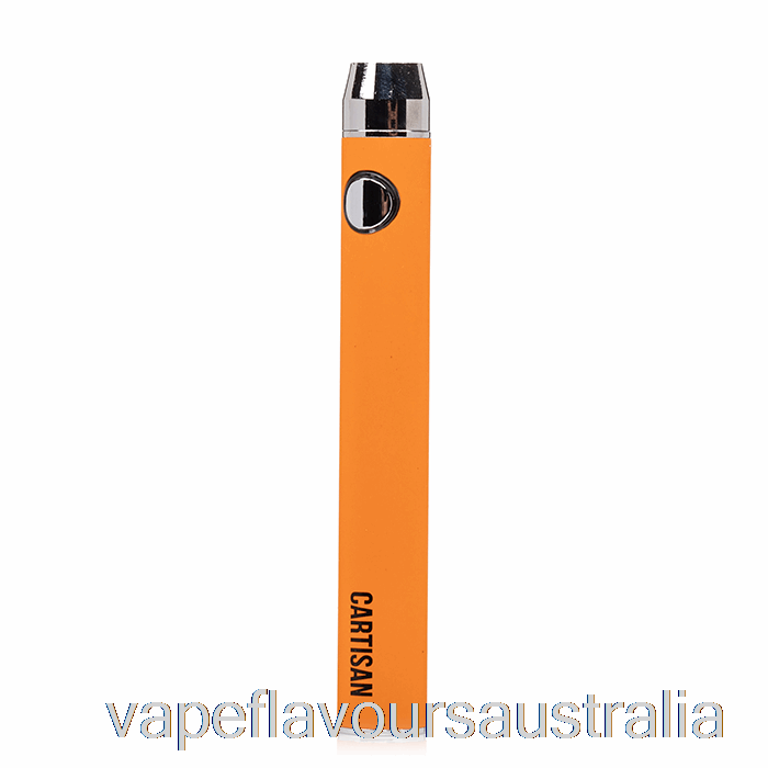 Vape Nicotine Australia Cartisan Button VV 900 Dual Charge 510 Battery [Micro] Orange